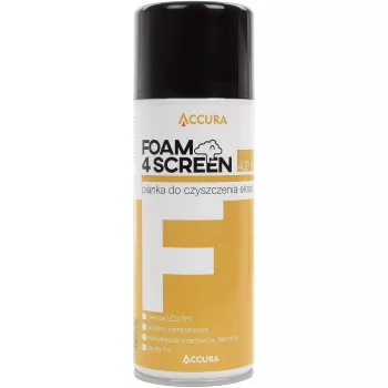 Accura Screen Foam Cleaner 400ml – antistatische, streeploze spuitbus voor alle schermtypen