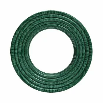 AWTOOLS AW70424 1/2 inch 25m 3-laags versterkte PVC-tuinslang, 8 bar, UV- en algresistent, groen