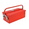 AWTOOLS AW30982 Draagbare gereedschapskoffer met lade en dekselorganizers, zwart/rood