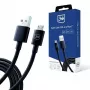 3mk Hyper Cable USB-A naar Micro-USB 1,2m 5V 2,4A zwart