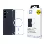 3MK Just20g MagCase voor Samsung Galaxy S26+ transparante MagSafe-achterkant hoes