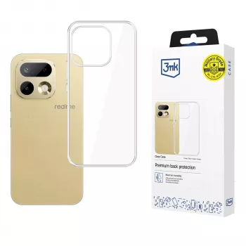 3mk Clear Case voor Realme 16 Pro 5G - transparante TPU-achterkant hoesje met Absorber™-technologie