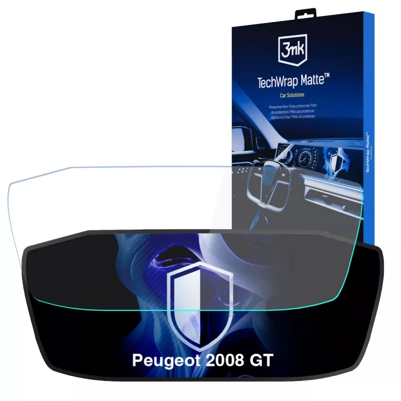 3MK PROTECTION Peugeot 2008 GT TechWrap Matter beschermfolie voor het instrumentenpaneel