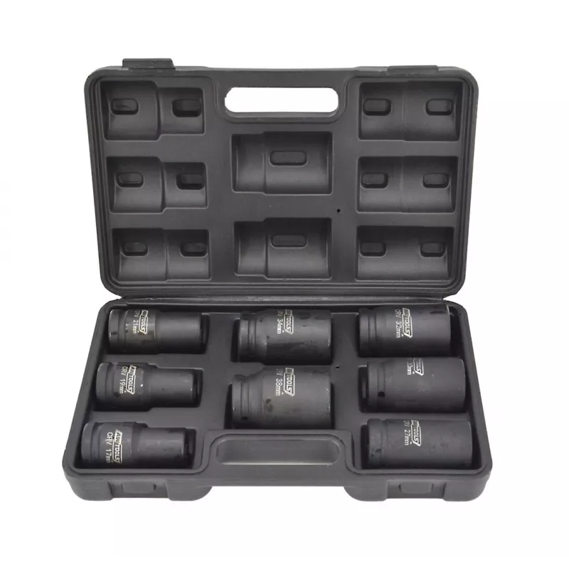 AWTOOLS Slagdoppenset 3/4, 8 st., lang