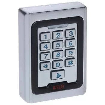 Naderingslezer ATLO-KR-522 RFID 125 kHz Wiegand 26/34 IP65 zwart