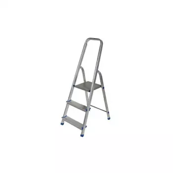 AWTOOLS AW23019 multifunctionele scharnierladder 4x3 treden aluminium EN 131 150kg