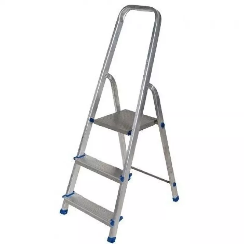 AWTOOLS AW23019 multifunctionele scharnierladder 4x3 treden aluminium EN 131 150kg