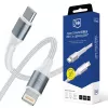 3mk Hyper Cable N-SERIES USB-C naar Lightning 1m 9V/2A 20W wit