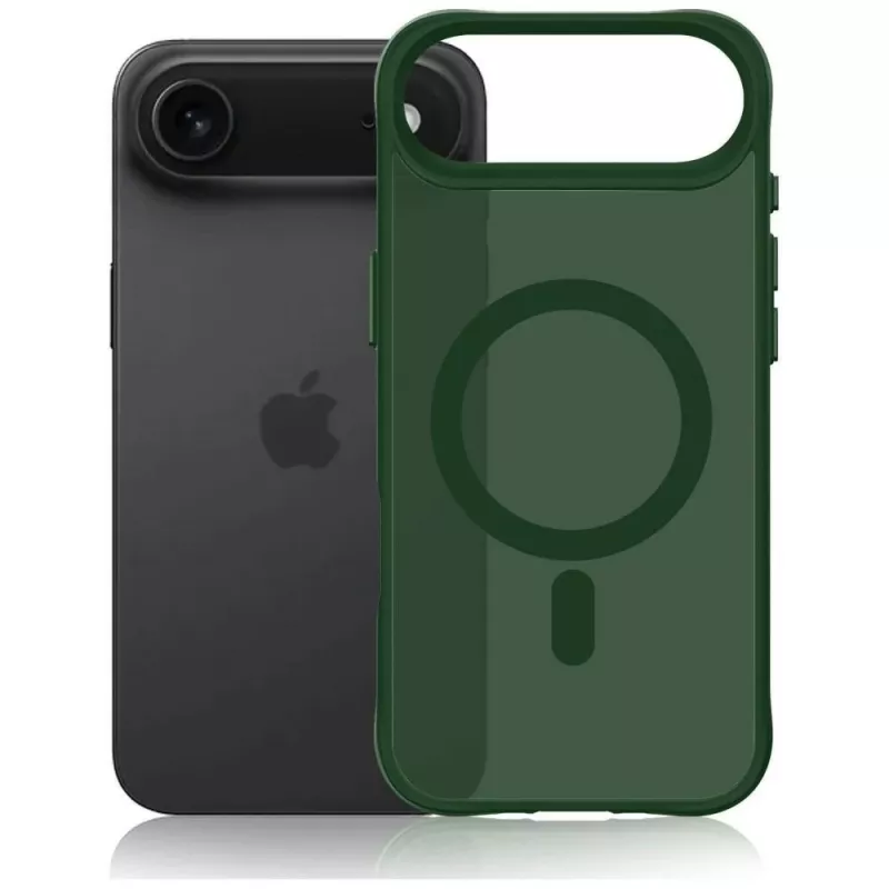 3MK Smoke MagCase voor Apple iPhone Air - groene doorschijnende MagSafe-achterkanthoes