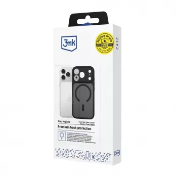 3MK Misty MagCase voor Apple iPhone 16e / 17e - zwart