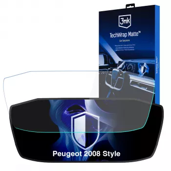 3MK PROTECTION Peugeot 2008 Style TechWrap matte displayschermfolie voor het instrumentenpaneel