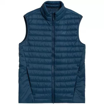 4F heren bodywarmer donker marineblauw geïsoleerd H4Z21 KUMP001 maat S