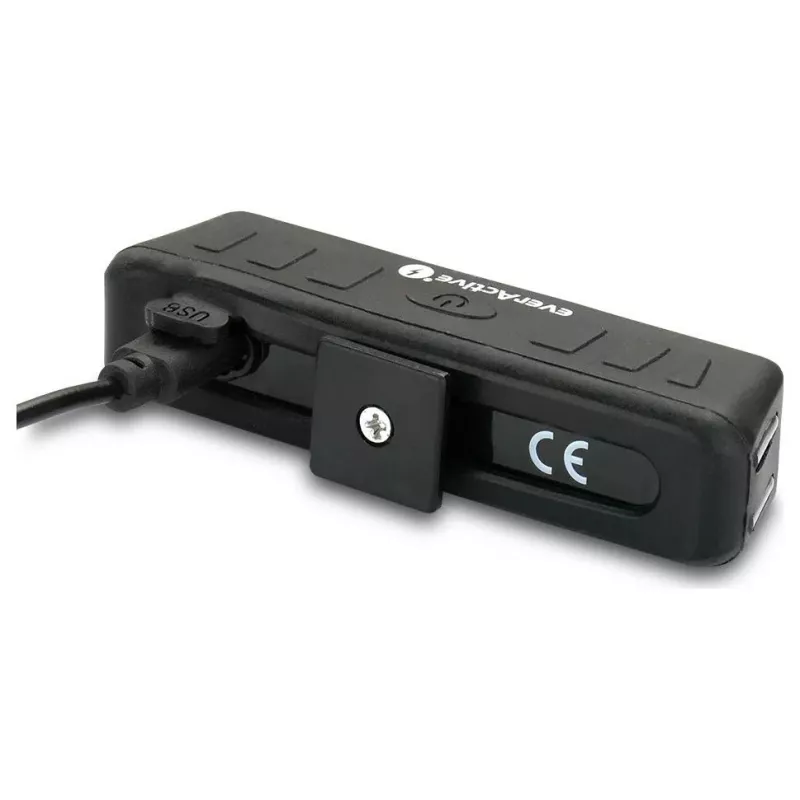 EverActive BL-150R dual-beam hoofdlamp met bewegingssensor, 150 lumen, IPX4 spatwaterdicht, rood/wit LED, 3x AAA