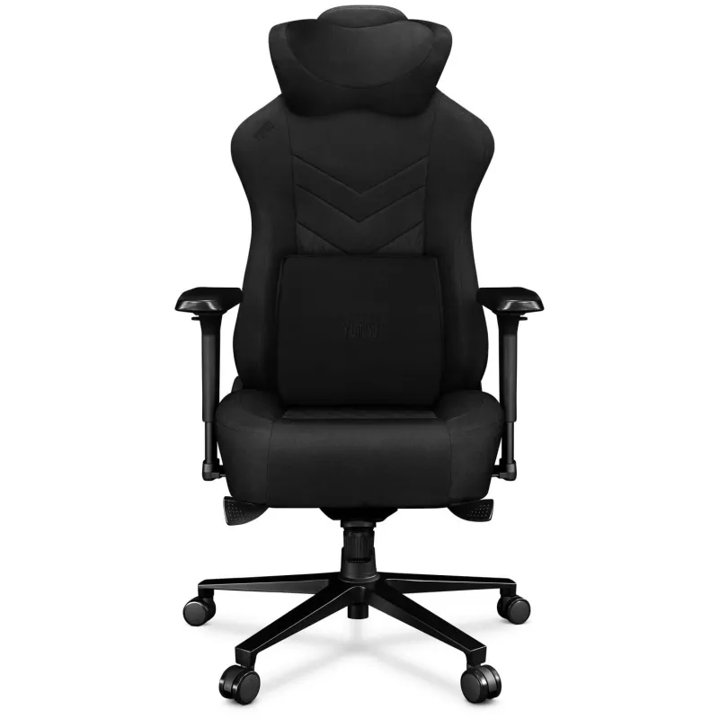 YUMISU 2053 gamingstoel, stofbekleding, zwart (Y-2053-BB-M)