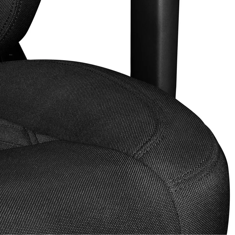 YUMISU 2053 gamingstoel, stofbekleding, zwart (Y-2053-BB-M)