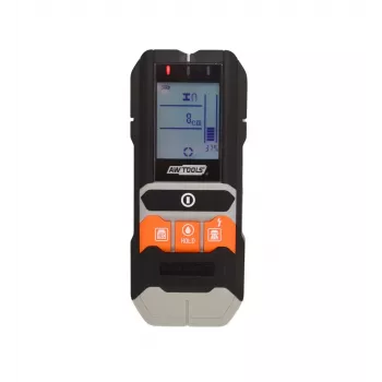 AWTOOLS 4-in-1 multifunctionele detector – metaal, AC-stroomkabels, hout/standaard & vochtigheidssensor met LCD-display, akoestisch alarm en automatische kalibratie