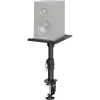 MOZOS MSK10 studio-monitorstandaard paar – in hoogte verstelbare luidsprekerstandaards van staal met ontkoppelingspads, bodemspikes & kabelmanagement, 800–1300 mm, 20 kg belasting per standaard, zwart