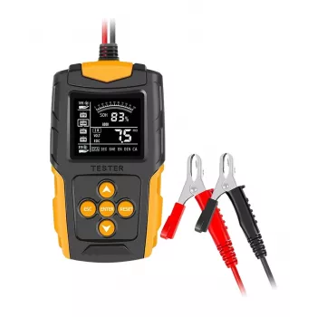 Digitale batterijtester 12/24V – professionele voertuig-batterijanalysator voor lood-zuur batterijen