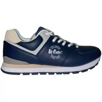 Lee Cooper heren navy blue vrijetijdsveterschoenen LCJ-23-31-3075M