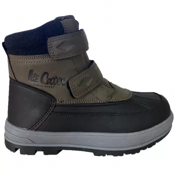 Lee Cooper kinderen unisex khaki klittenbandsneakers LCJ-23-01-2058K maat EU 29