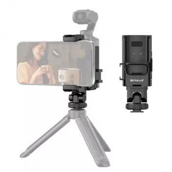 PULUZ uitbreidingsframe-houder voor DJI Osmo Pocket 3 met 1/4-inch schroefdraad en telefoonhouder (PU726B)