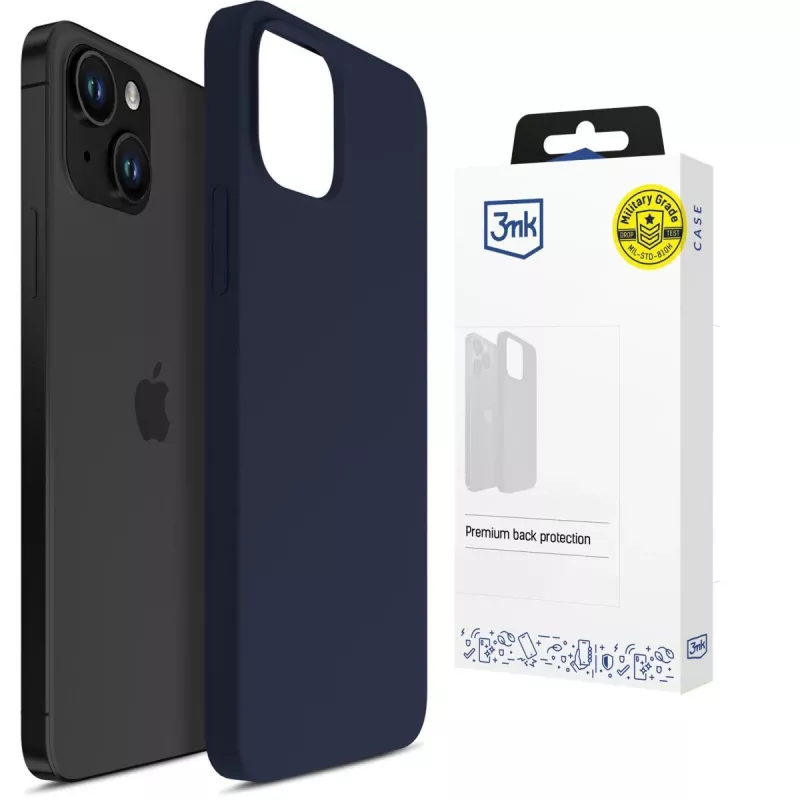 3MK PROTECTION Apple iPhone 15 - 3mk Hardy Mellow hoes donkerblauw
