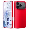 3mk Hardy Mellow hoes voor Apple iPhone 17 Pro / 18 Pro rood