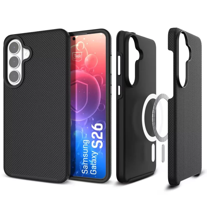 Samsung Galaxy S26 FE 3mk Hardy Shockproof MagCase - transparant