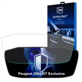 3MK PROTECTION TechWrap Matter beschermfolie voor het instrumentenpaneel van de Peugeot 2008 GT Exclusive
