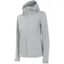 4F softshelljack voor dames H4Z22 SFD350 lichtgrijs melange
