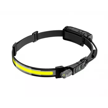 AWTOOLS AW BRIGHTBAR LED-hoofdlamp met Black Line bewegingssensor - 500 lumen COB+XPE, USB-C oplaadbaar, IPX4