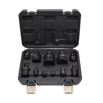 AWTOOLS impact-adapter & kruisgewricht set CrMo 11-delig BLACK LINE