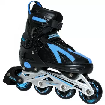 Outrace Volt Blue Inline-Skates verstelbaar EU 40-43 Zwart/Blauw