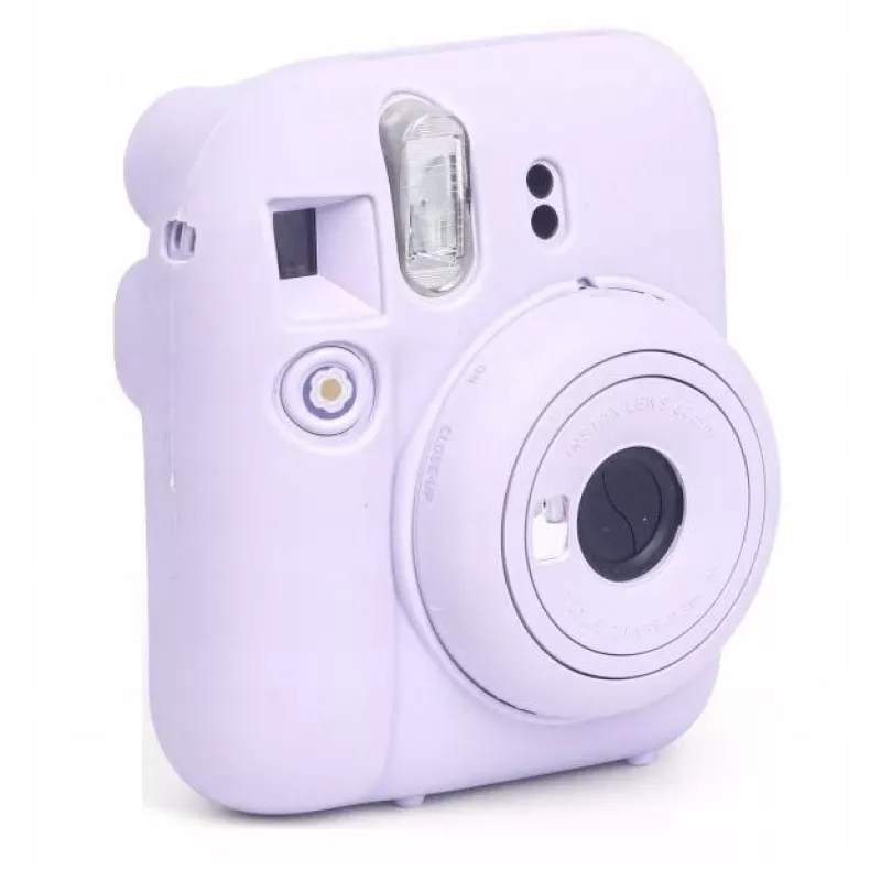 LOVEINSTANT Siliconen beschermhoes voor Fujifilm Instax Mini 12 – Paars