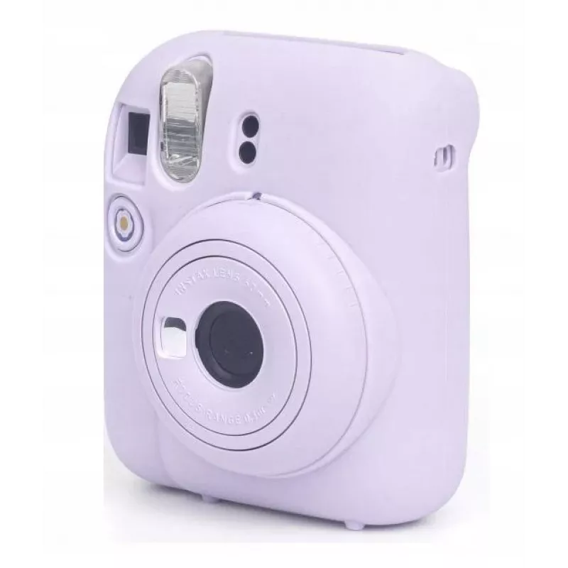 LOVEINSTANT Siliconen beschermhoes voor Fujifilm Instax Mini 12 – Paars