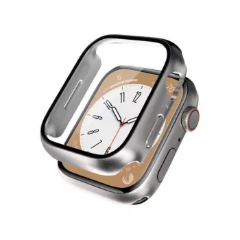 Crong Hybrid Watch Case met gehard glas voor Apple Watch 40mm - Starlight