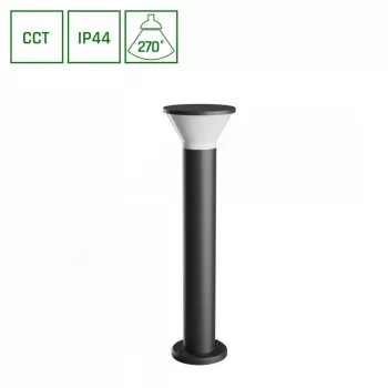 Buitenwandlamp 6W GU10 450lm IP44 CCT instelbaar Grijs