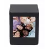LOVEINSTANT Foto-opbergbox voor Fujifilm Instax Square - Zwart met kijkvenster, voor 100 foto's