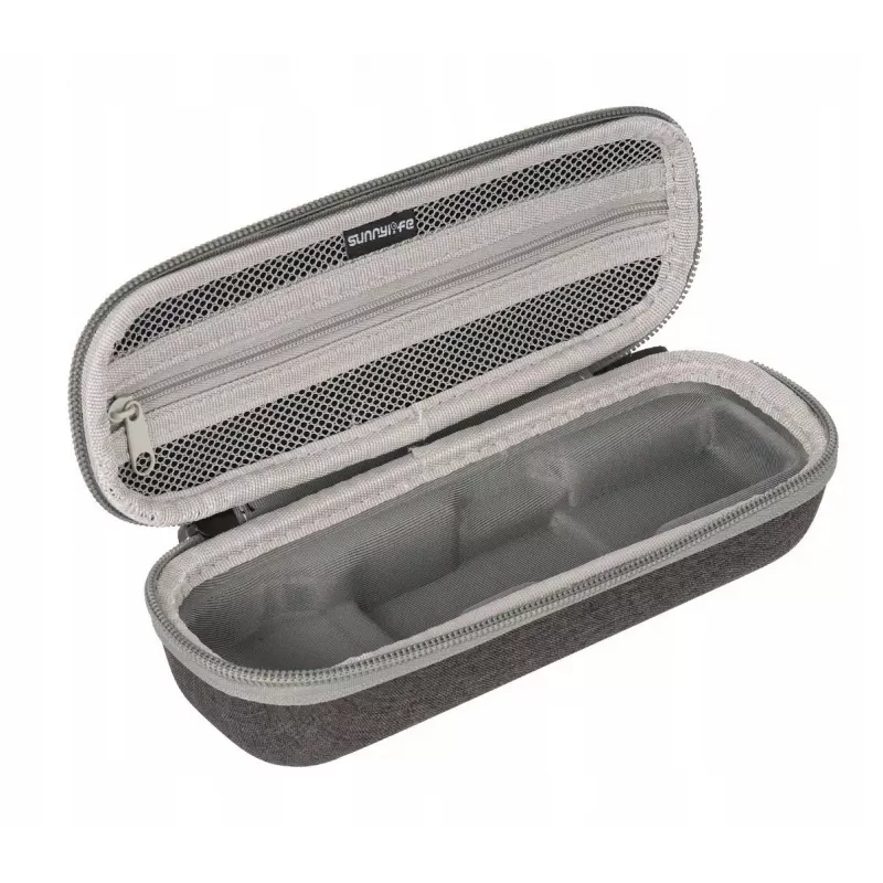 SUNNYLIFE Hardcase met karabijnhaak voor DJI Osmo Pocket 4 / 3 - grijs