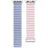 Beline Magnetic Pro Apple Watch armband 38/40/41mm roze/Sierra Blue