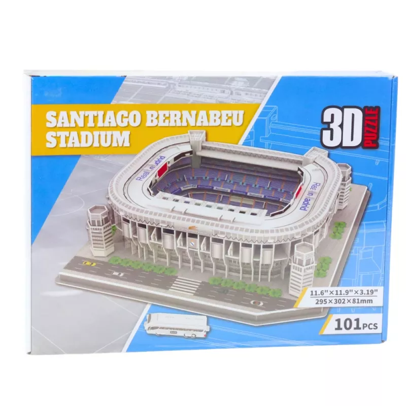 LEAN TOYS 3D-puzzel Santiago Bernabeu voetbalstadion Real Madrid 101 stukjes