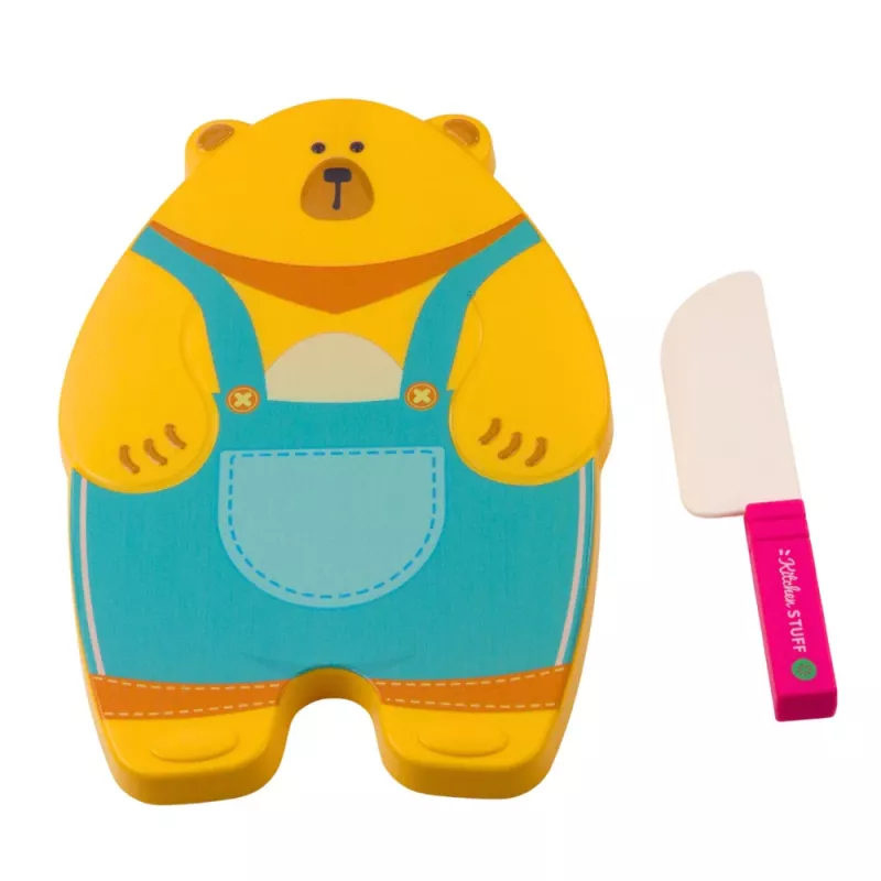 LEAN TOYS Fruit- en groentesnijplank messenset educatief speelgoed voor kinderen