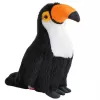 LEAN TOYS Pluche Toekan Vogel Knuffel Mascotte Knuffeldier Wit 30cm