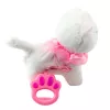 LEAN TOYS Interactief Katje aan de Lijn Roze Ruches Tinkerbell Loopt en Miauwt