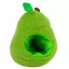 LEAN TOYS Groene Avocado met Capybara 2-in-1 Omkeerbaar Knuffeldier 35 cm