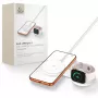 TECH-PROTECT A55 2-in-1 Magnetische MagSafe Oplader 25W Qi2.2 Wit