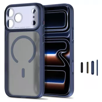 TECH-PROTECT MagPrime MagSafe Hoesje voor iPhone 17 Pro Max / 18 Pro Max – Mat Diepblauw