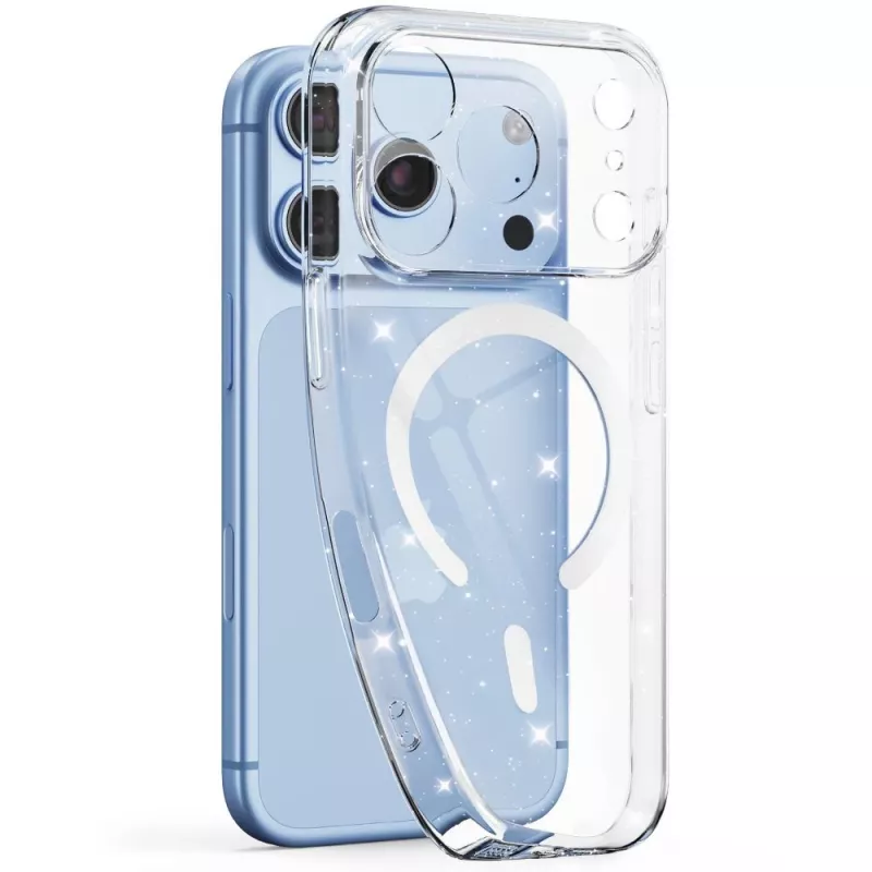 Tech-Protect Flexair MagSafe iPhone 17 Pro Max / 18 Pro Max Glitter Hoesje