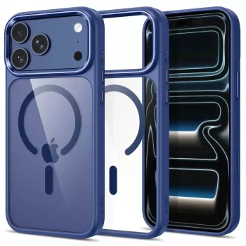 Tech-Protect Magmat MagSafe Clear Case voor iPhone 17 Pro Max / 18 Pro Max - Deep Blue