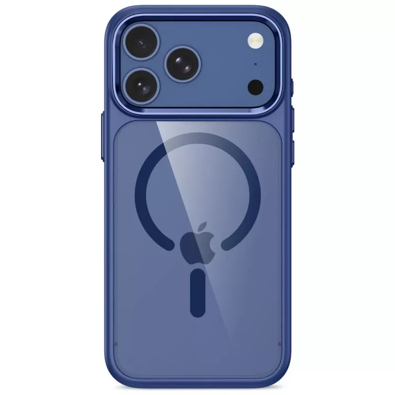 Tech-Protect Magmat MagSafe Clear Case voor iPhone 17 Pro Max / 18 Pro Max - Deep Blue